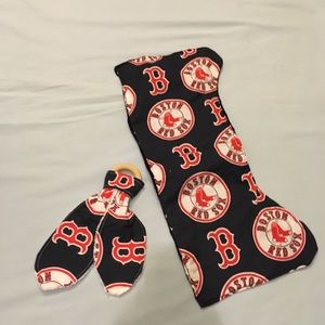 Boston Red Sox Burp and Teether